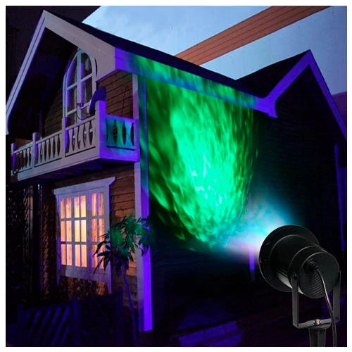 Waterproof laser projector for garden and home - waterfall