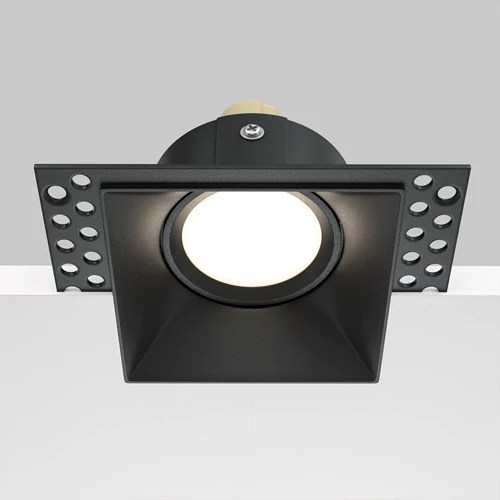 Built-in light, excl. GU10, IP20, black