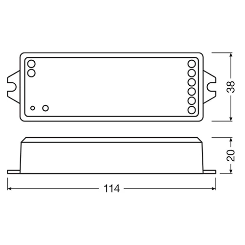 LEDVANCE RGBW+TW LED lentes kontrolieris 24V