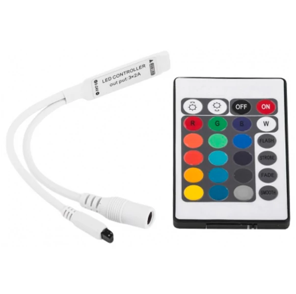 RGB Controller for LED strip with remote control 12V 6A 72W