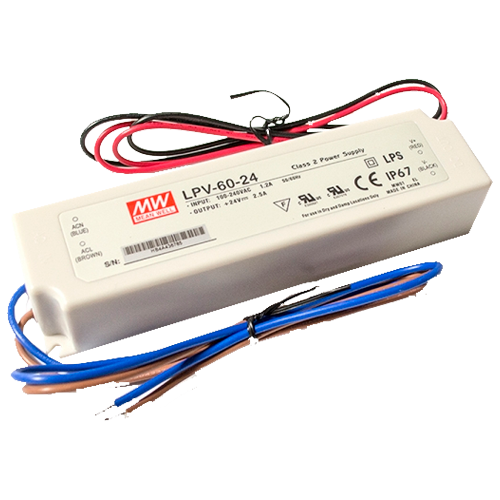LED Pulse power supply unit 24V, 60W, IP67