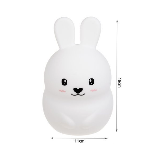 LED ночник Кролик белый