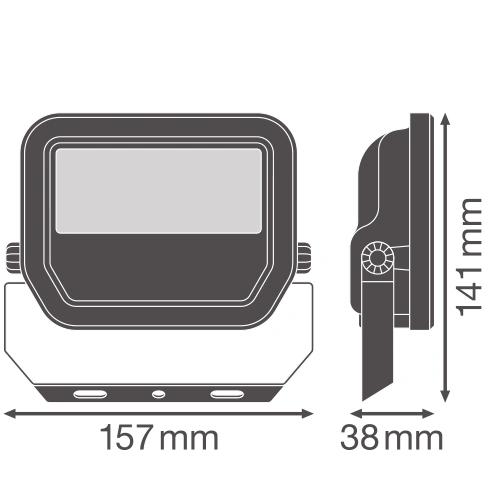 Āra LED prožektors 17W/11W, 4000K, IP66, 2400/1600Lm, FLOODLIGHT 20