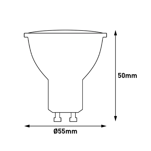 LED Многоцветная лампа с пультом GU10, 2.9W, RGB+2700K, 230Lm, 120°