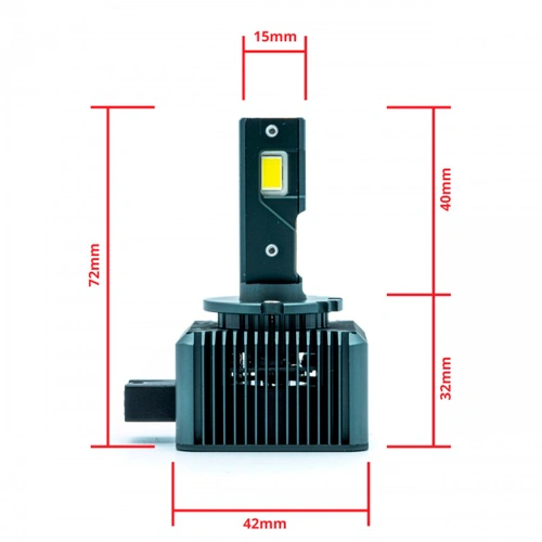 LED spuldzes D1S, 10 000Lm, 6000K, 12-24V, EPLH88