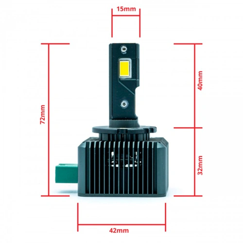 LED spuldzes D3S, 10 000Lm, 6000K, 12-24V, EPLH89