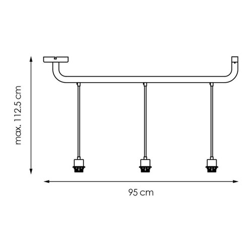 Ceiling lamp - fitting PIPE