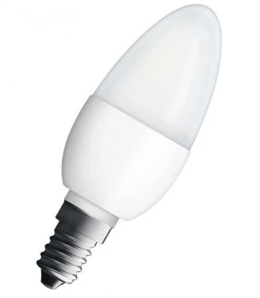 LED spuldze E14, C37, 4.9W, 470lm, 2700K