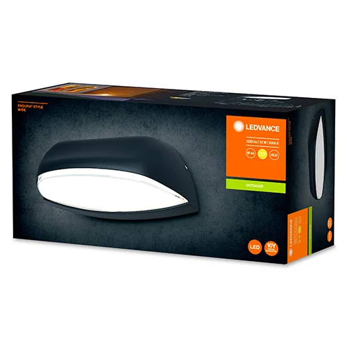 Facade luminaire 12W, 3000K, IP44 ENDURA STYLE WIDE