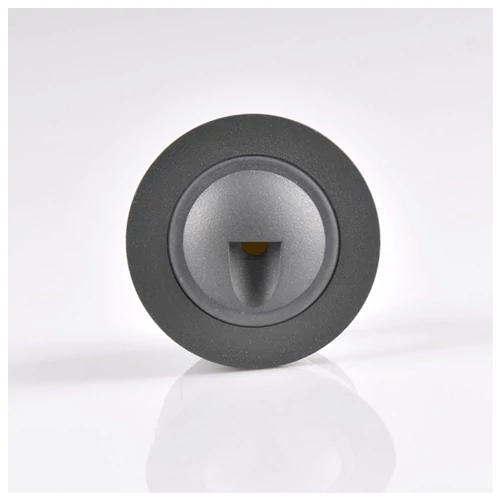 LED built-in light for stairs and walls 3W 20lm IP44 gray