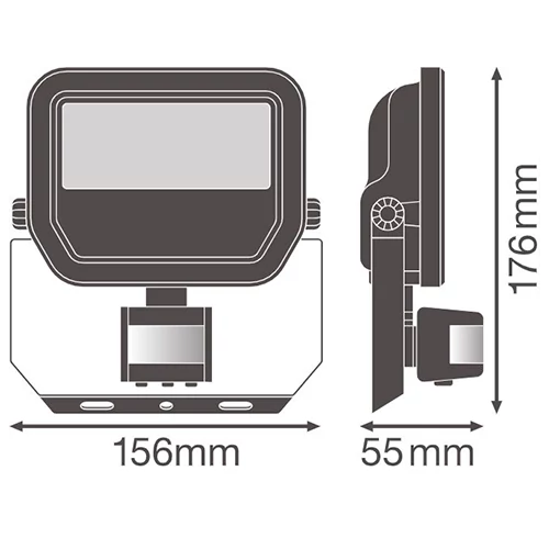 Outdoor LED floodlight with sensor FLOODLIGHT SENSOR 20W