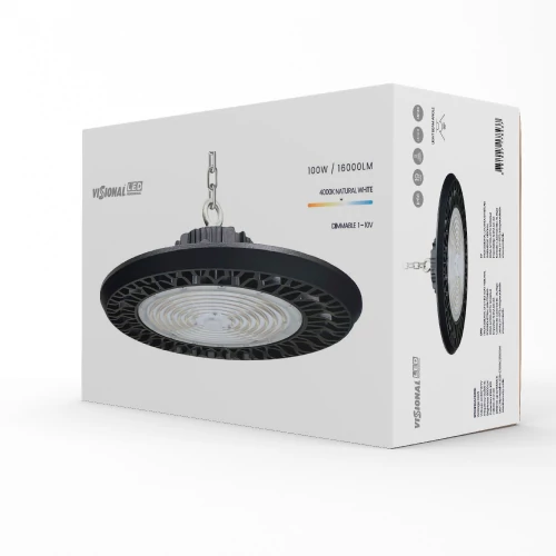 LED industriālais 100W gaismeklis UFO 16000lm, 4000K, IP66 Professional