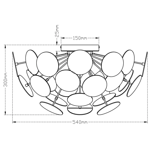 Ceiling lamp DISCALGO