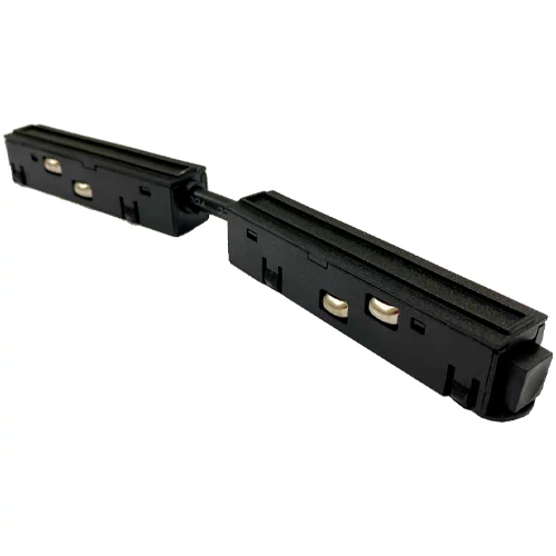 Straight I-connector direct power supply for magnetic rail