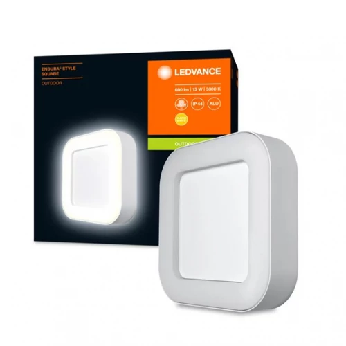 Facade luminaire 13.5W, 3000K, IP44 ENDURA STYLE Square SQ