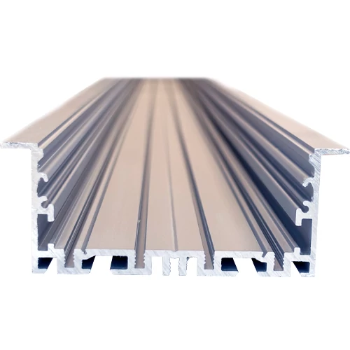 Anodized aluminum profile for LED strip WITHOUT COVER