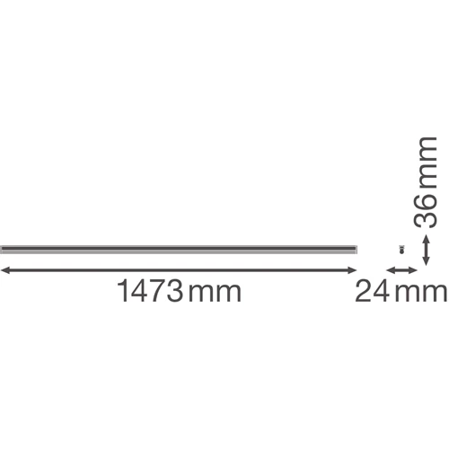 LED lineārais gaismeklis 150cm, 25W, 4000K, IP20 LINEAR COMPACT HIGH OUTPUT