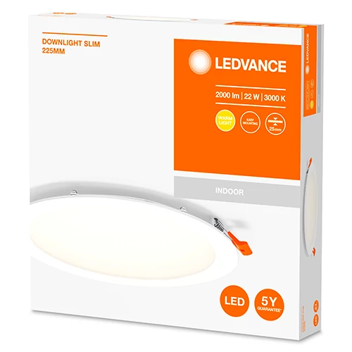 LED встраиваемая панель 22W 3000K DOWNLIGHT SLIM