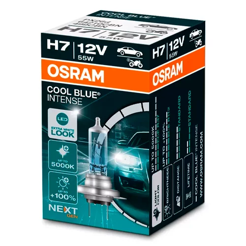 Halogen H7 bulb, COOL BLUE INTENSE (NEXT GEN) series