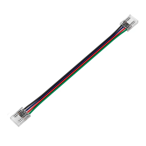 Double-sided 10 mm COB RGB (multicolor) LED strip connection wire