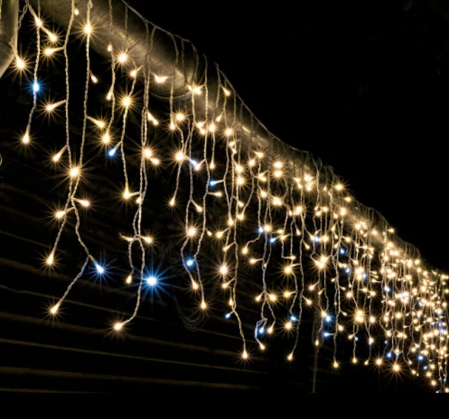 Christmas garland - icicles for facades and indoors