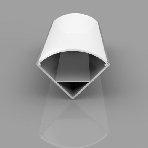 Угловой анодированный алюминиевый профиль для LED ленты HB-15.8X15.8CT