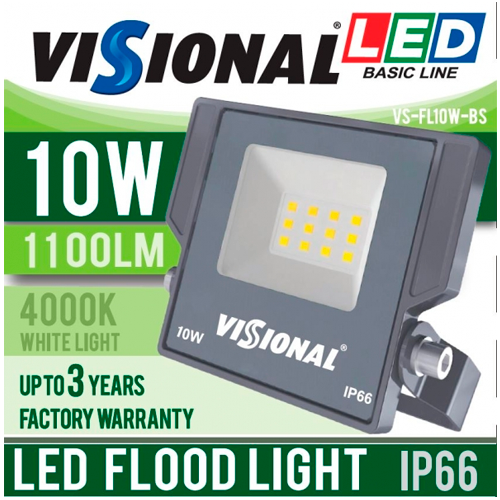 Outdoor LED floodlight 10W BASIC Line