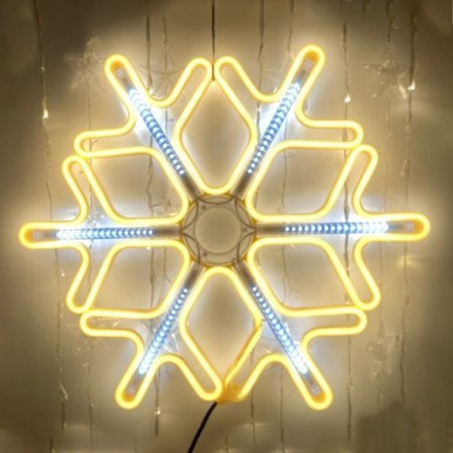 Рождественский светильник - снежинка 75 x 76 cm