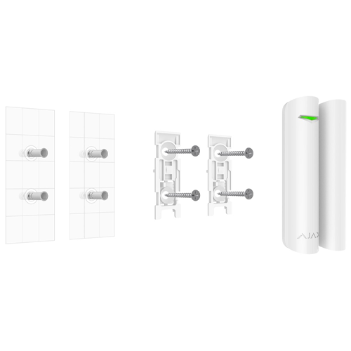 Bezvadu durvju sensors ar nobīdes un sitiena sensoru DoorProtect Plus Jeweller