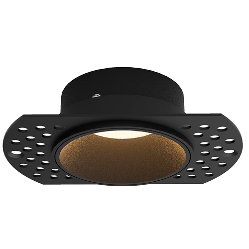 Built-in lamp - fixture, excl. GU10, IP20, black