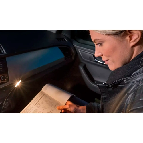 LED lamp for reading in the car, works from the cigarette lighter, 3000K, 18Lm, IP20, Onyx Copilot