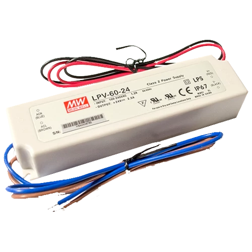 LED Pulse power supply unit 24V, 60W, IP67