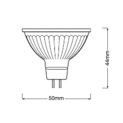 LED bulb MR16, 3.8W, 345lm, 3000K