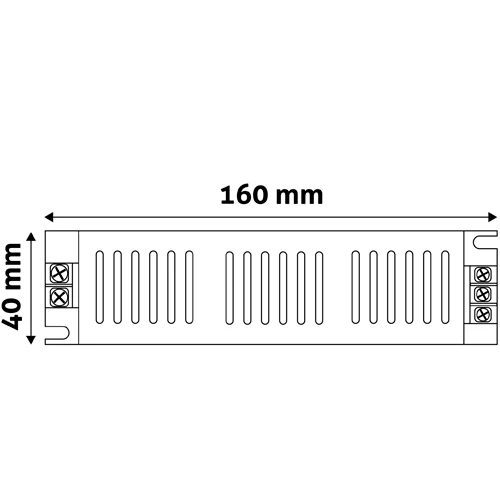 LED Impulsu barošanas bloks 12V, 60W, IP20