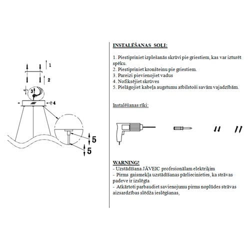 Pendant light AMULETO