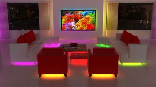 RGB LED контроллер с музыкальным управлением