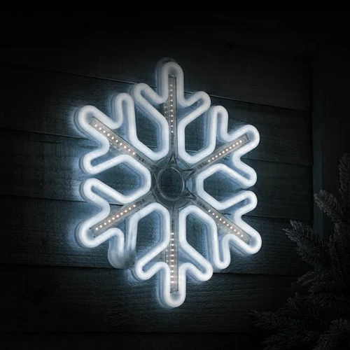 Christmas light - snowflake 52 x 60 cm