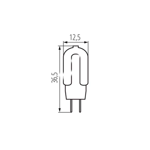 LED bulb G4, 1.3W, 3000K, 100Lm