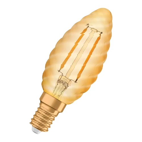 Vintage style LED bulb E14, C35, 1.5W, 120lm, 2400K