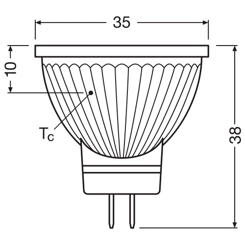 LED лампа MR11, GU4, 4.2, 375Lm, 4000К