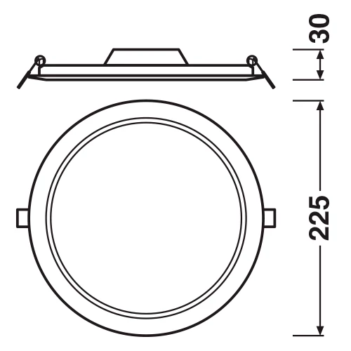 LED built-in panel 18W 4000K DOWNLIGHT SLIM