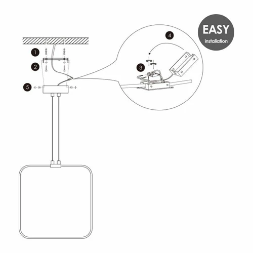 LED Подвесной светильник QUAD