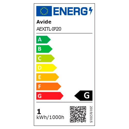 LED avārijas 1W griestu virsapmetuma gaismeklis Exit Light