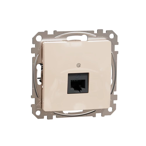 Built-in data 1xRJ45 socket CAT5E UTP, mechanical SEDNA Design