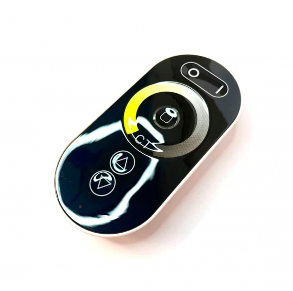 Divkrāsainas LED lentes kontrolieris ar pulti CCT Touch 12V-24V 10A