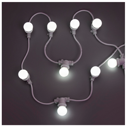 LED outdoor 5m garland for garden and terraces for E27 lamps