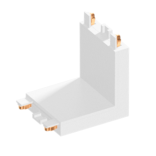 L-type SLIM wall magnetic rail system connector