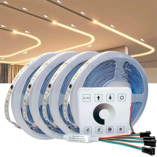 Wireless touch-sensitive wall controller for 24V running LED strip