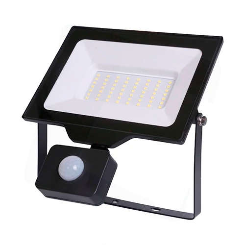 Outdoor LED floodlight with sensor Slim SMD