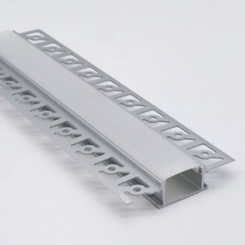 Anodized aluminum profile for 1-2 rows of LED strip HB-61X14